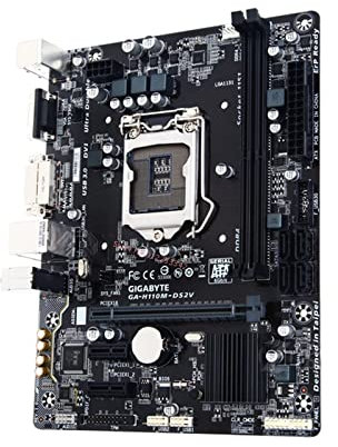 Carte mère d'ordinateur Fit for Gigaoctets GA-H110M-DS2V DDR4 Carte Mère De Bureau d'origine d'origine H110M-DS2V H110 LGA 1151 32GB Micro -AX