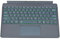 Teclado Pro 9/8, Inalámbrico con Diseño Ultrafino y Retroiluminado, para Tabletas, Ergonómico para Mayor Comodidad (retroiluminado)