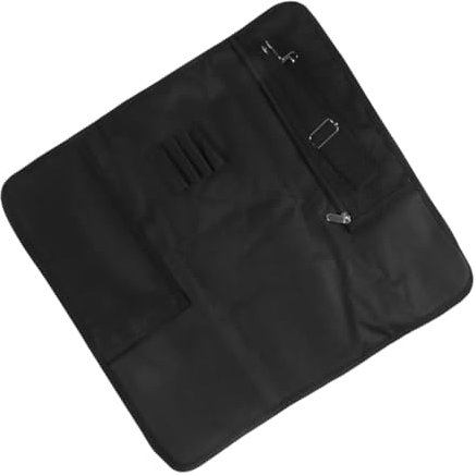 GARVALON Bolsa para guardar aire libre mochila cuchillo cubierta de cuchillo bolsa de cocinero almacenamiento de bolsas de para chefs tela oxford Black
