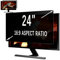 MoSuul Monitor Blickschutzfilter 24 Zoll 16:9, Computer & Desktop Privacy Filter, Anti-Spy Blickschutzfolie Anti-Blaulicht und Blendschutz für 24 Monitor