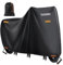 Heavy Duty Motorbike Cover Waterproof Outdoor All-Season 420D Oxford,Motorcycle Covers for Outside Storage with Elastic Hem,Double Stitched Seams,Heat-resistant,motorbike accessories (L 81x38x44)
