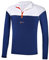 Black Crevice Herren Zipper Funktionsshirt, navy/weiß, M