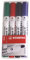 Whiteboard Marker - STABILO Plan - 4er Pack - mit 4 verschiedenen Farben