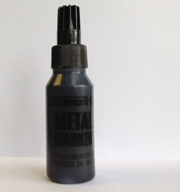 SureMark Metal Marker | Black | Single | Ballpoint Paint Marker