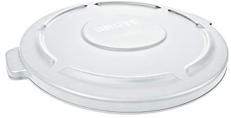 Rubbermaid Commercial Products FG263100WHT BRUTE Snap-On Lid, 32 L, White