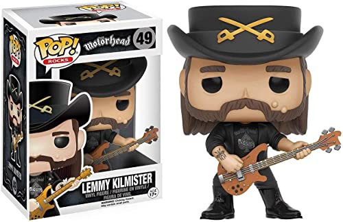 Funko Pop! Rocks: Lemmy Kilmister - Lemmy Motorhead - Vinyl-Sammelfigur - Geschenkidee - Offizielle Handelswaren - Spielzeug Für Kinder und Erwachsene - Music Fans - Modellfigur Für Sammler