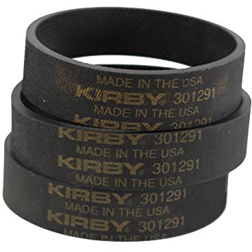 Kirby Vacuum Cleaner Belts 301291-3 (3 Pack) Fits All Generation Series Models G3, G4, G5, G6, G7, Ultimate G, And Diamond Edition
