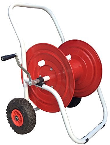 CARRELLO AVVOLGITUBO IN ACCAIO ZINCATO MT. 50