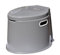 YACHTICON stabile Eimer-Toilette in Vier Farben, Farbe:grau