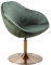 FineBuy Loungesessel SIRAN 70 x 79 x 70 cm Design Drehstuhl, Clubsessel Polsterstuhl mit Armlehne, Drehsessel Cocktailsessel Lounge, Barsessel Besucherstuhl, Sessel mit Stoffbezug