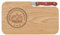 LASERHELD | Brotzeitbrett Holz mit Gravur “Hoch die Zimmererkunst & Messer | 26 x 15 cm | Frühstücksbrettchen Holz Schneidebrett Jausenbrett Zunftzeichen | Geschenk für Zimmerer als Vatertagsgeschenk