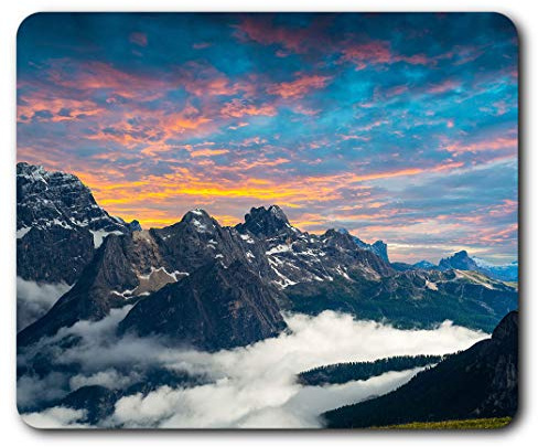 Dolomite Berge Italien Mauspad Computer PC Laptop Gaming Büro Home Desk Zubehör Gadget 3391
