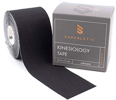 SUPERLETIC® Kinesiologie Tape Essential [5m x 5cm] kinesiotapes - Langer halt,Wasserfest tapeI Elastisch Physiotherapie-Tapes für Muskelregeneration I Physio Tape I Tape sport I Tape Band | Body Tape