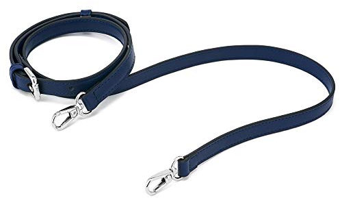 ZOUIQSS Frauen Leder Schulterriemen Trageriemen,Tasche Schultergurte Gurt Riemen für Geldbörse Handtaschen,verstellbare Ersatz Crossbody Bag Strap Tragegurt Umhängegurt(blau)