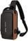 Long Keeper Sling Bag Mens Shoulder Bag - Anti Theft Password Lock Crossbody Man Bag Chest Bag with USB Port Casual Waterproof Sling Backpack for Men Women