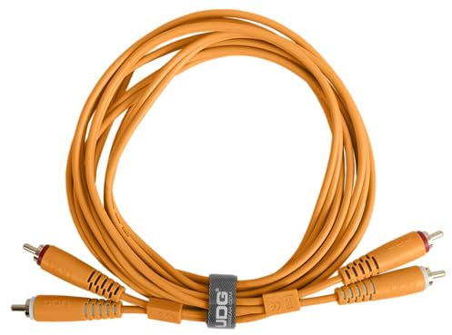UDG Audio Cable Set RCA - RCA Orange Straight 3m