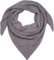 styleBREAKER Damen XXL Strick Dreieck Schal Einfarbig mit Reiskorn Strickmuster, Warmes Herbst Winter Maxi Dreieckstuch 01020048, Farbe:Grau