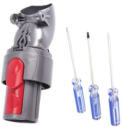 Odashen 1 Connecteur de Ttête D'aspiration à Entraînement Direct pour Aspirateur Dyson V8 V10 SV10 SV12, Connecteur D'accessoires de Rechange avec 3 Tournevis