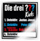 Spreadshirt Die Drei ??? Kids Titel Personalisierbar Sticker, max. 10 x 10 cm, 10 x 10 cm, Transparent glänzend