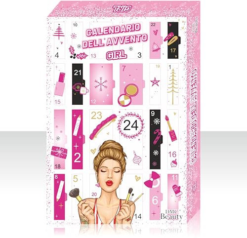 DMC Beauty Adventskalender 2024 – 24 Überraschungen Make-up und Skincare für Mädchen von Garnier, Deborah, Rimmel, Douglas. Adventskalender für Make-up-Liebhaber