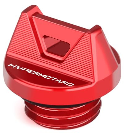 Modeer Coperchio di riempimento dell'olio per moto compatibile con Du&cati Hypermotard 950/SP 2019-2020 2022-2024(non 2021) | Hypermotard 950 RVE 2020 2022-2024(non 2021) accessori (rosso)