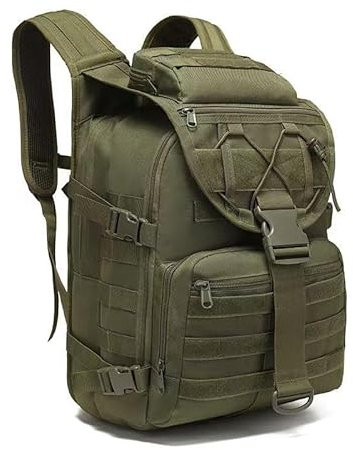 Lawaia Rucksack Herren 35L Fahrradrucksack Schulrucksack Teenager Wanderrucksack Damen HandgepäCk Rucksack Reise Wasserdicht Reiserucksack Backpack Tagesrucksäcke Outdoor Rucksack Travel (grün)