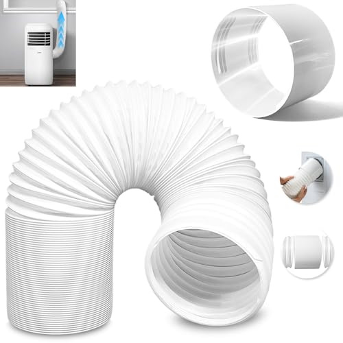 HuaMuDM Manguera de Escape para Aire Acondicionado,Tubo Aire Acondicionado Portátil Con Adaptador,Manguera de Ventilación Portátil Con 150mm de Diámetro,Para Deshumidificador, Acondicionado