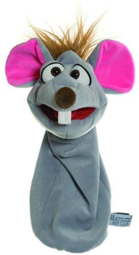 Living Puppets W414 Bille Mouse Quasselworms, Grey