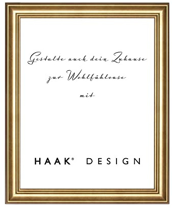 Haak Bilderrahmen Barockrahmen Luna 20x30cm Blattgold