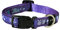 Rogz Scooter Hundehalsband Fancy Kleid, Pfotenabdruckmotiv, mittelgroß, türkis