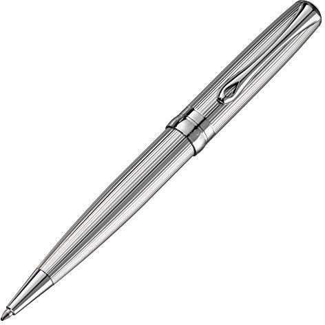 Diplomat D40207040 Excellence A2 Guilloche Kugelschreiber, chrom