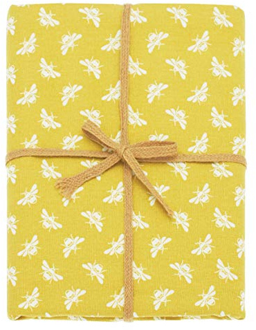 Walton & Co - Bumblebee Ochre 100% Cotton Tablecloth 130cm x 230cm