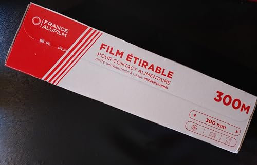Film étirable adhérent alimentaire 300m x 30cm - Expédition rapide de FRANCE