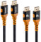 DisplayPort 1.4 Cable 10FT [3M,2-Pack],IXEVER 8K DisplayPort to DisplayPort Cable Ultra High Speed 8K@60Hz, 4K@144Hz 32.4Gbps HBR3