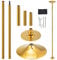 PRIORMAN Tanzstangen-Set Premium -Höhenverstellbar 2,25-2,70m,Traglast 200kg,45mm Durchmesser,360°Drehfunktion,Boden-Decke-Montage ohne Bohren,Professionelle Portable Pole für Zuhause