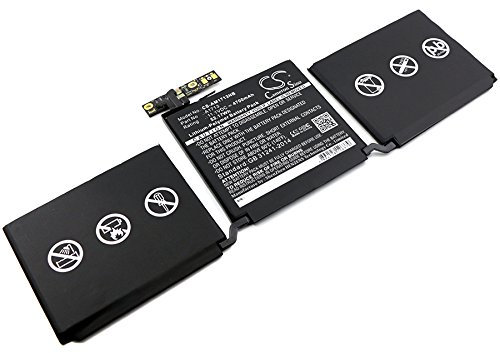 CS Cameron Sino Replacement Battery for A1708, MacBook Pro 13, MacBook Pro 13 (MPXW2CH/A), Pro 13.3 Late 2016 (4700 mAh) 0-00946, A1713