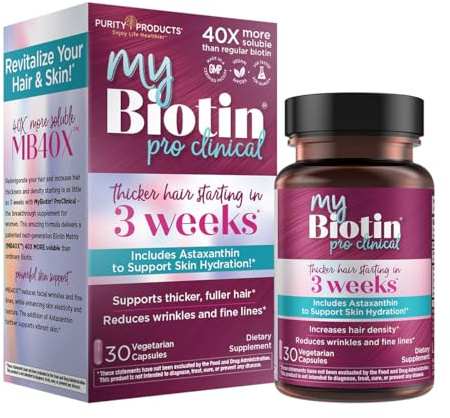 Purity Products MyBiotin ProClinical - Biotin - Thicker Hair in 3 Weeks
