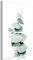 murando - Wandbilder Eukalyptus 40x60 cm Vlies Leinwandbild 1 tlg Kunstdruck modern Wandbilder XXL Wanddekoration Design Wandbild Blätter Natur Pflanze Ast weiß grün Abstrakt