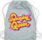 Turnbeutel Rucksack - Vintage Retro - Dancing Queen - Tänzerin Geschenk Tanzliebhaber - Unisize - Pastell Blau - stoff sport beutel turnen tasche sportbeutel geschenkbeutel beuteltasche bag bags