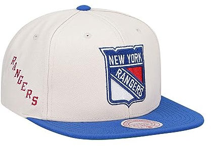 Mitchell & Ness New York Rangers Vintage Off-White Snapback Cap