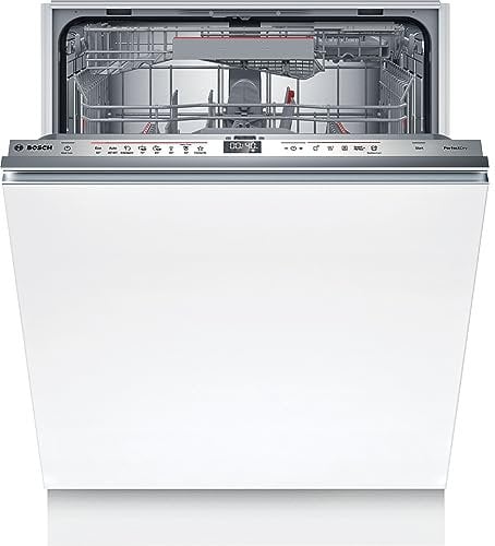 Bosch Elettrodomestici SMV6ZDX06E Serie 6, Lavastoviglie da incasso a scomparsa totale, PerfectDry, Home Connect, Extra Clean zone, 60 cm