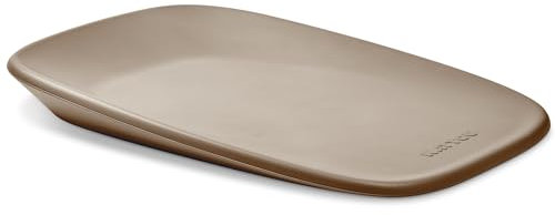Nattou Wickelmatte aus weichem PU-Schaum, Abwaschbare Wickelauflage, Ca. 50 x 70 cm, Softy, Taupe