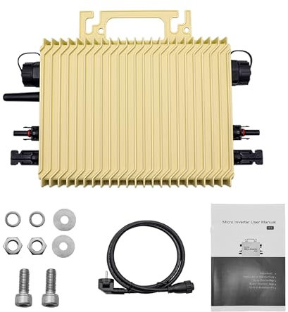 DATOUBOSS Micro-onduleur 800W,Onduleur IP65 étanche,DC 22-55V to AC 230 V Identification Automatique Contrôle WiFi MPPT Solar Grid Tie Inverter