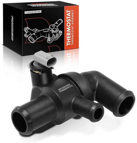 Frankberg Termostato liquido di raffreddamento 90°C Compatibile con Cabrio 450 0.6L 0.7L 2000-2004 City-Coupé 450 0.6L 0.7L 1998-2004 Fortwo Cabrio Coupé 450 0.7L 2004-2007 Replace# A1602000315