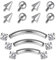 Tucnoeu 17 Stück Augenbrauen Piercing Set, Intimpiercing Damen, Piercing Augenbrauen, 16G Chirurgenstahl Curved Barbell, Lippennägel Set, 10mm/8mm/6mm Stablänge, Silber