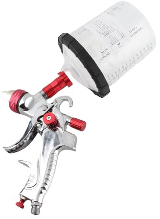 Keenso HVLP -KFZ Lacquer Spray Gun with 1.4 Mm 1.7 Mm 2.0 Nozzle for Precision Painting Compact and Versatile Suitable for Automobiles, Furniture, Ships