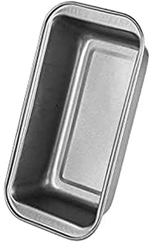 Chef Aid Non-Stick 2lb Loaf Tin, 900g Rectangular Bread pan, 21cm x 11cm x 7cm. Ideal for Bread, Loaves, Cakes and Bakes. Dishwasher, Fridge and Freezer Safe, Grey