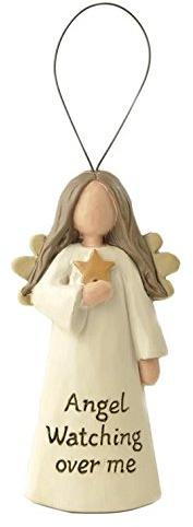 Hanging Angel Decoration with the quote Angel Watching by Heaven Sends