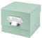 Rössler SOHO Foto Aufbewahrungsbox | Fotobox Aufbewahrungsbox mit Deckel | Organizer Box | Visitenkarten Aufbewahrung | Boxen Aufbewahrung | Storage Boxes | 17x15x13 cm | 1 Stück | Farbe: Grün | Mint