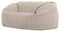 Icon Soul XXL Sitzsack Sofa für Erwachsene, Beige, Flauschiger Cordtstoff, 2 Sitzer, Bequemer Bean Bag Sofa mit Füllung, Relaxsessel, Lounge, Wohnzimmer Möbel